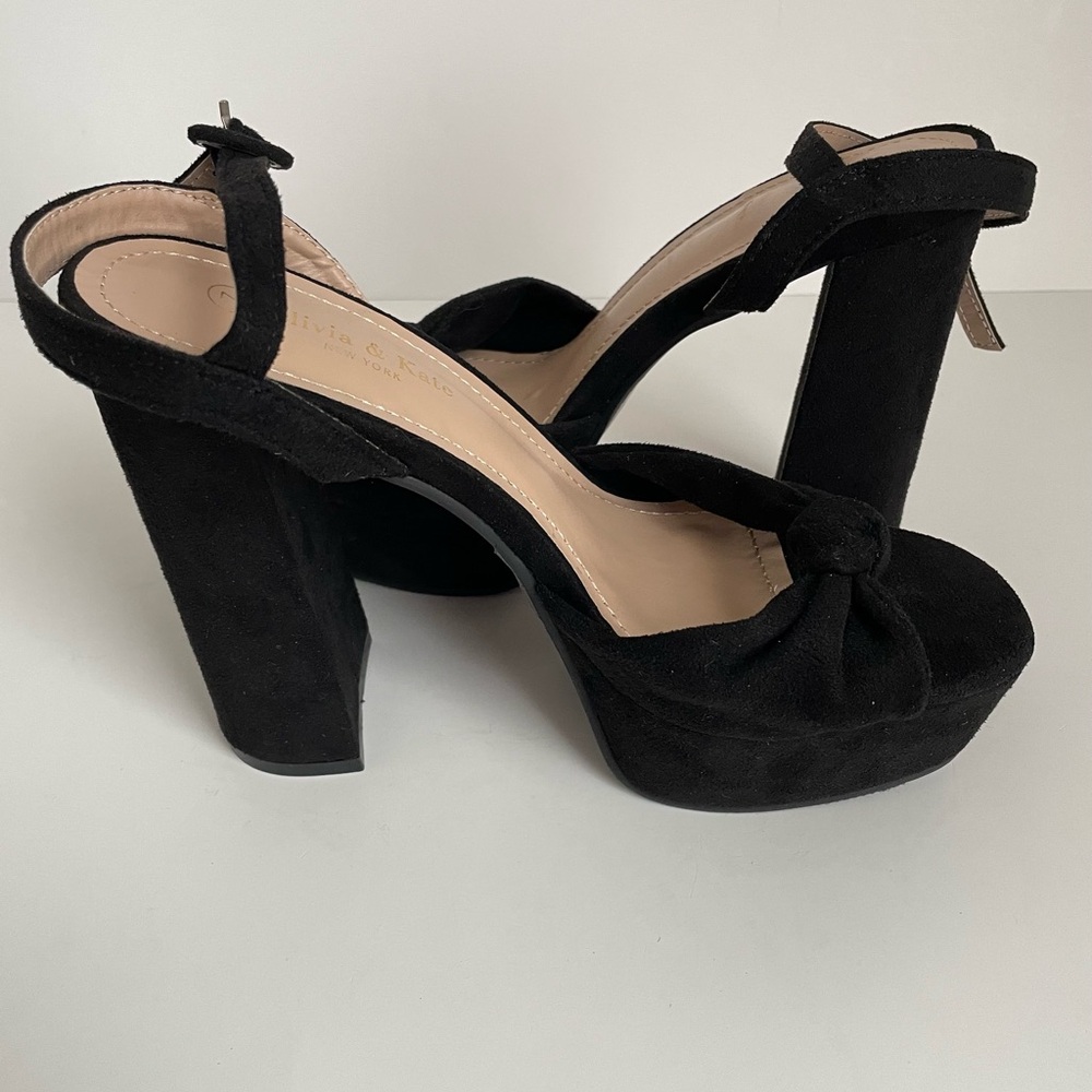 BLACK HEEL SANDALS SIZE
7. - Picture 9 of 12